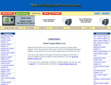 Tablet Screenshot of dieselenginemotor.com